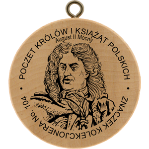 No. 50104 - Kolekcjonera No.104 Poczet królów i książąt polskich – August II Mocny