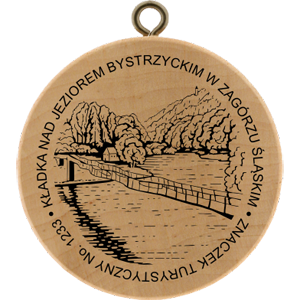 No. 1233 - Kładka nad Jeziorem Bystrzyckim w Zagórzu Śląskim